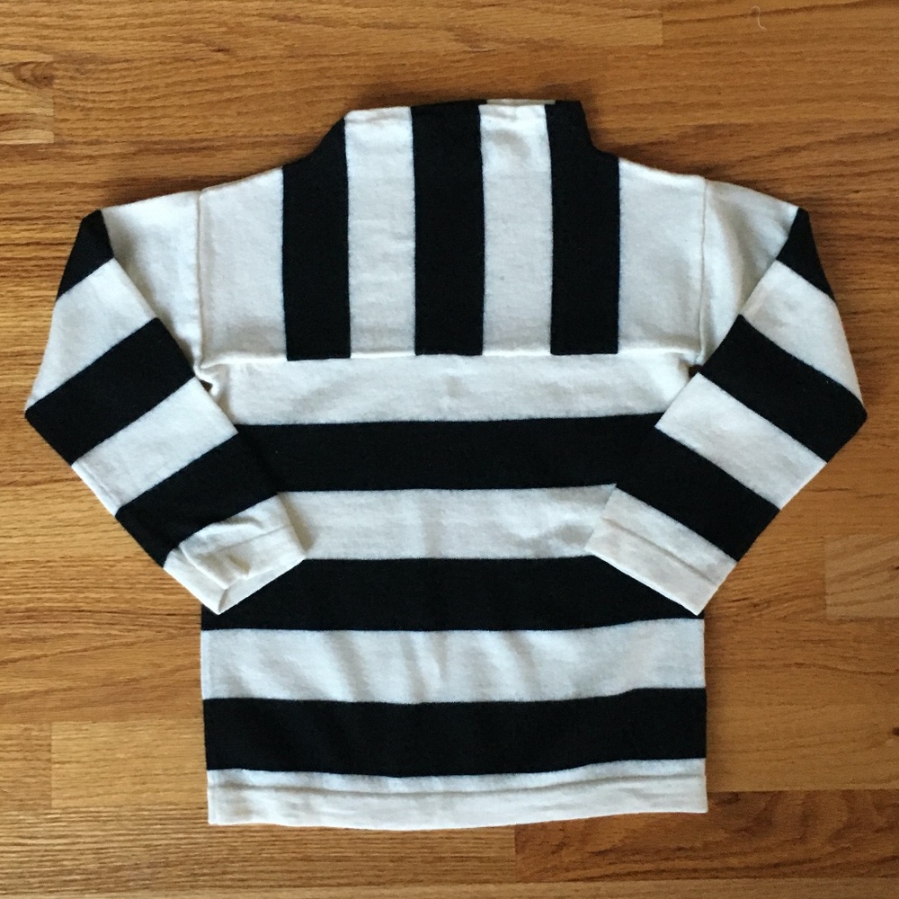 Crewcuts Black and White Wool Sweater, Girls Size 10